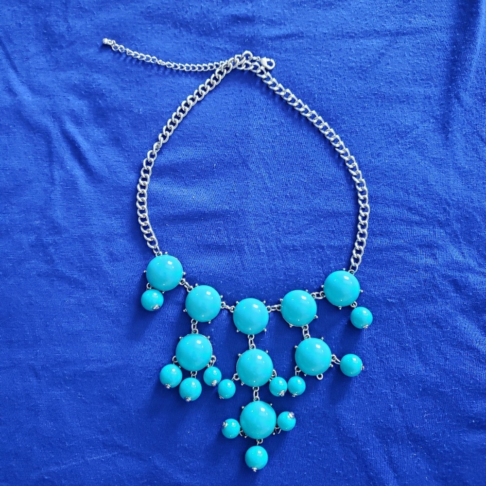 Turquoise bubble necklace